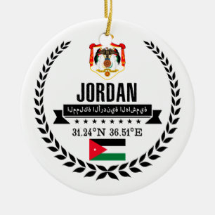Jordan Ceramic Ornament