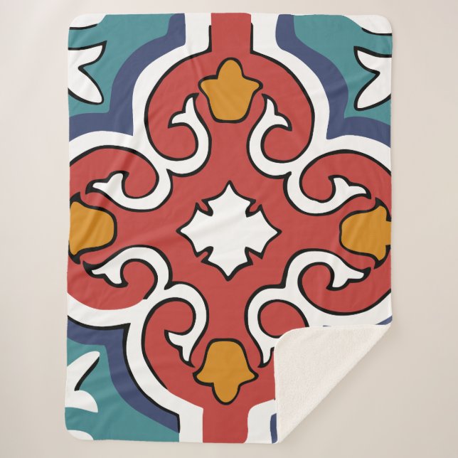 Jordan ceramics 1 sherpa blanket (Front)