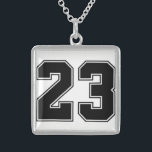 Jordan Chain Sterling Silver Necklace<br><div class="desc">It is Micheal Jordan's number and it is savage  af so just but it</div>