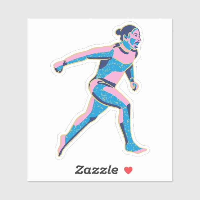 Jordan Chiles Gymnastics 2024 Paris Olympics Sticker (Sheet)