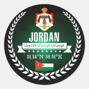Jordan Classic Round Sticker