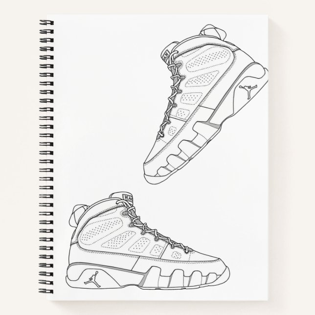 Jordan Custom Coloring Notebook (Front)