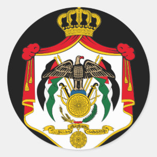 jordan emblem classic round sticker