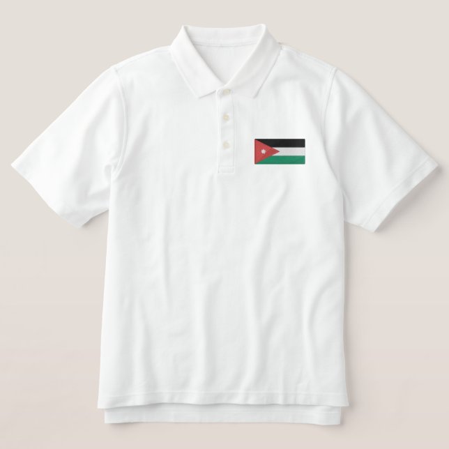 JORDAN EMBROIDERED POLO SHIRT (Design Front)