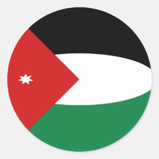 Jordan Fisheye Flag Sticker