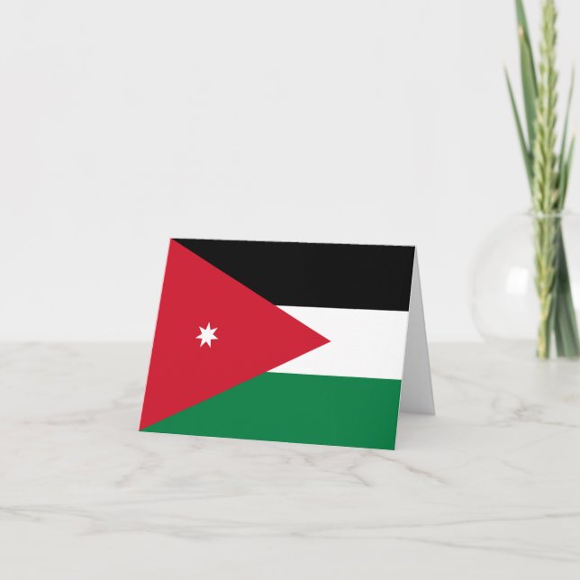 Jordan Flag Card (Front)