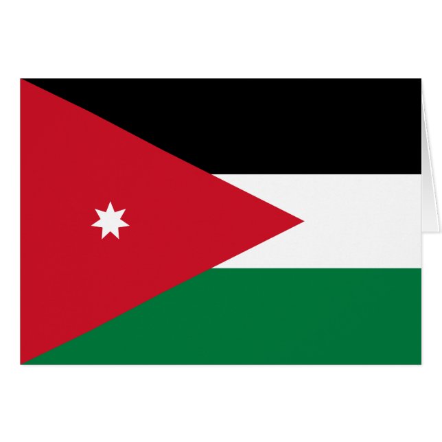 Jordan Flag Cards (Front Horizontal)