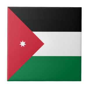 Jordan Flag Ceramic Tile