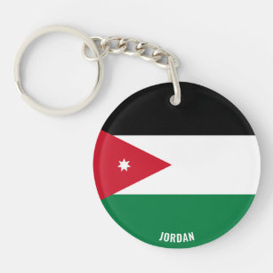 Jordan Flag Charming Patriotic Keychain
