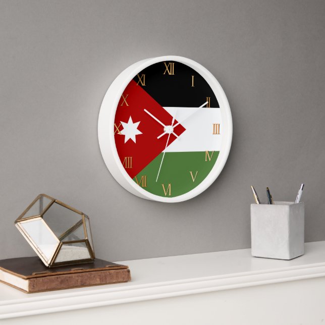 Jordan flag clock (Office)