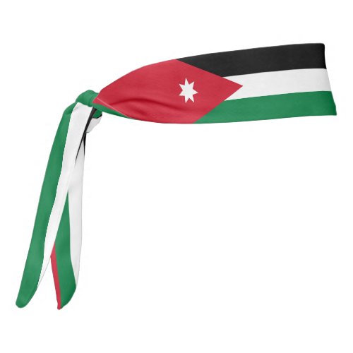 Jordan Flag Elegant Patriotic Tie Headband