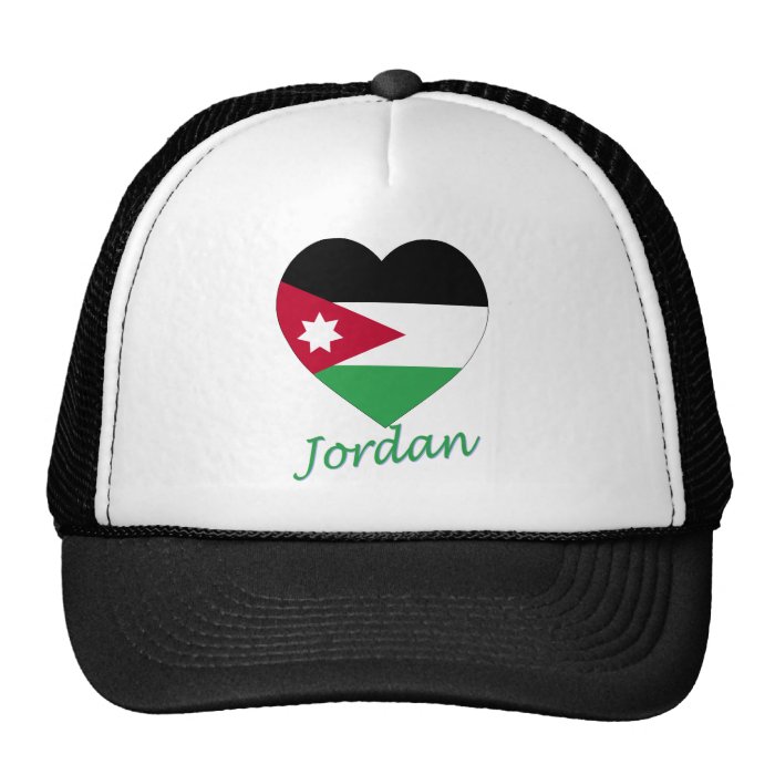 Jordan Flag Heart Trucker Hat