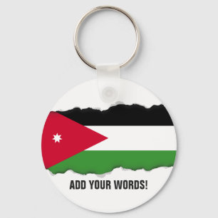 Jordan Flag Keychain