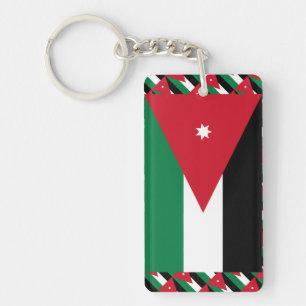 Jordan Flag Keychain