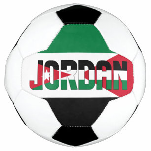 Jordan Flag Patriotic Soccer Ball