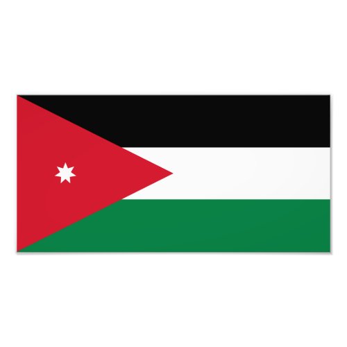 Jordan Flag Photo Print