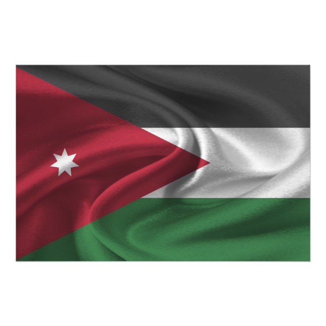 Jordan Flag Photo Print (Front)