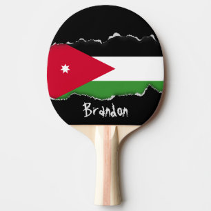 Jordan Flag Ping-Pong Paddle