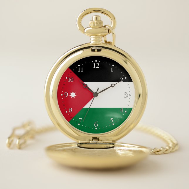 Jordan Flag Pocket Watch (Inside)