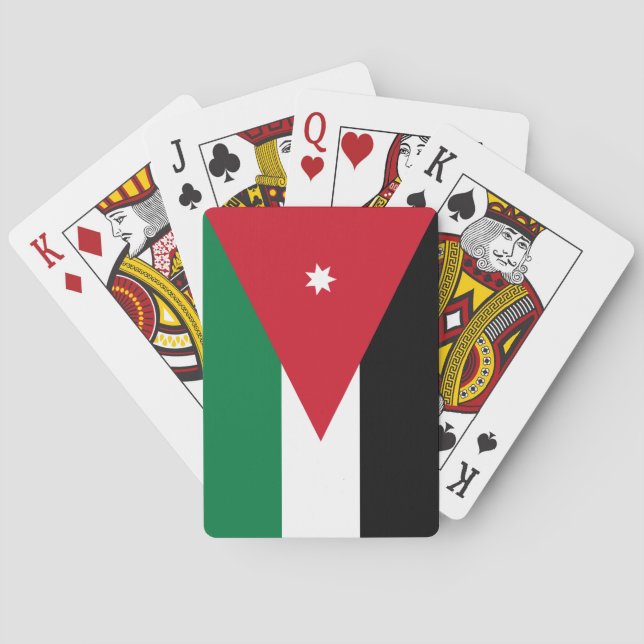 Jordan Flag Poker Cards (Back)