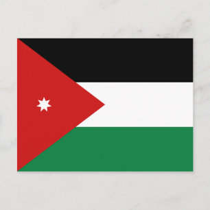 Jordan Flag Postcard