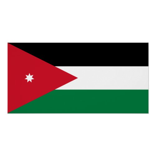 Jordan Flag Poster