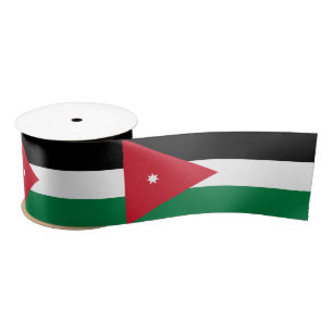 Jordan Flag Satin Ribbon