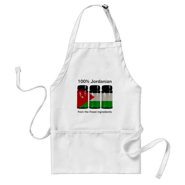 Jordan Flag Spice Jars Apron (Front)