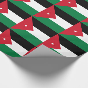 Jordan Flag Wrapping Paper
