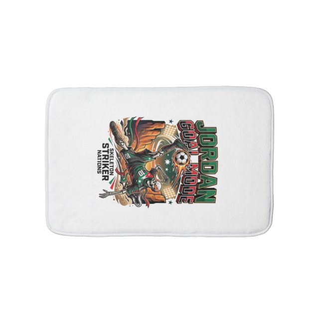 Jordan Goal Mode Skeleton Striker Nations Dynamic  Bath Mat (Front)