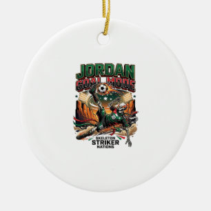 Jordan Goal Mode Skeleton Striker Nations Dynamic  Ceramic Ornament