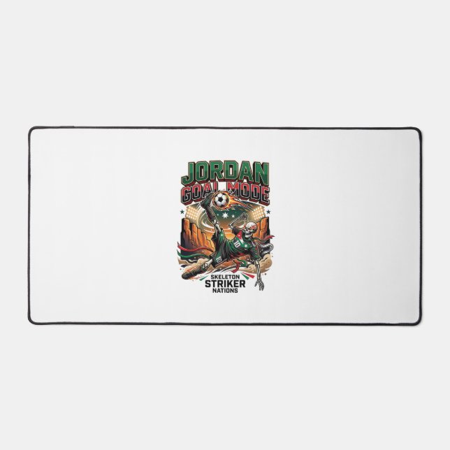 Jordan Goal Mode Skeleton Striker Nations Dynamic  Desk Mat (Front)