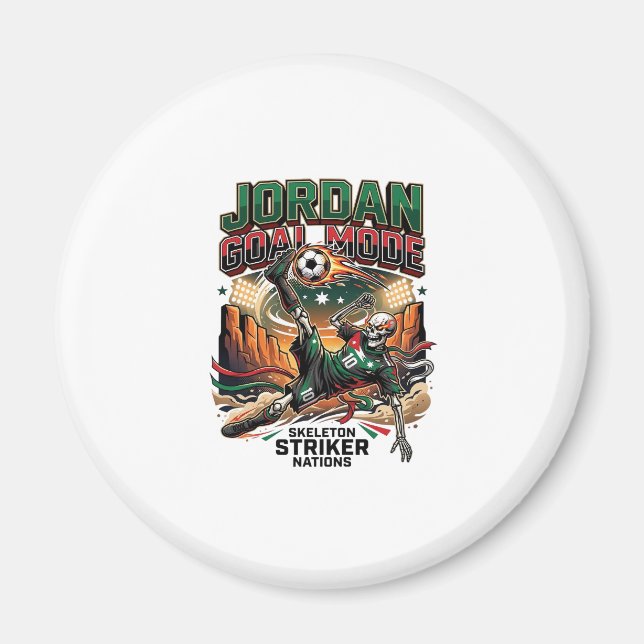 Jordan Goal Mode Skeleton Striker Nations Dynamic  Magnet (Front)