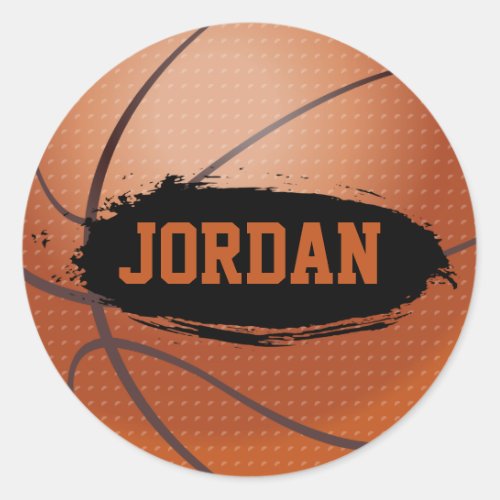 Jordan Grunge Basketball Stickers