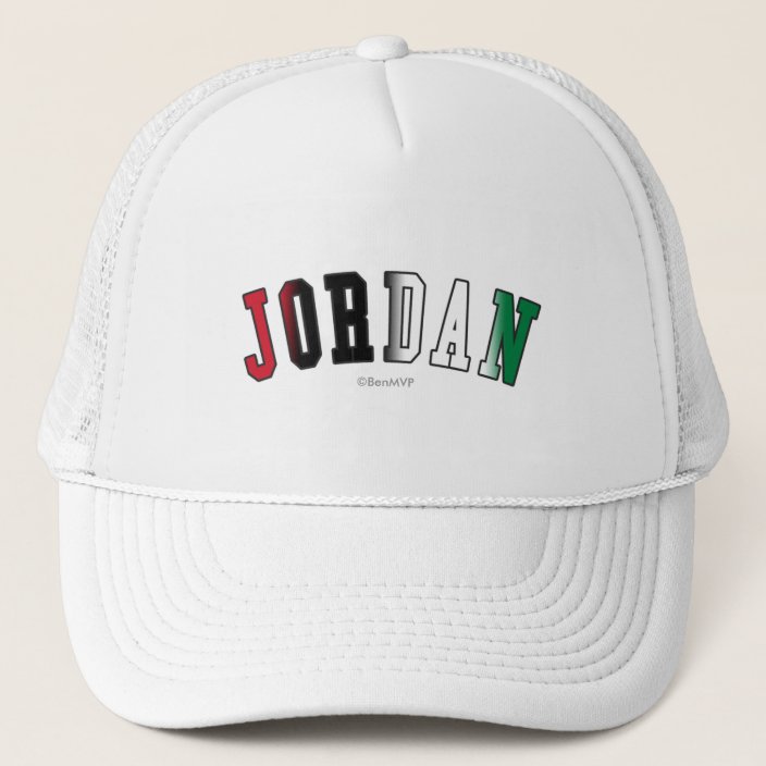 Jordan in National Flag Colors Trucker Hat