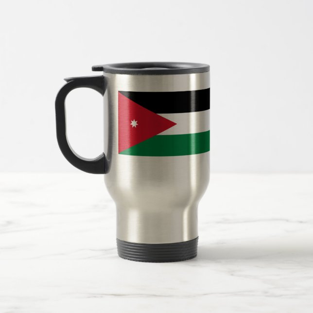 Jordan, Jersey flag Travel Mug (Left)