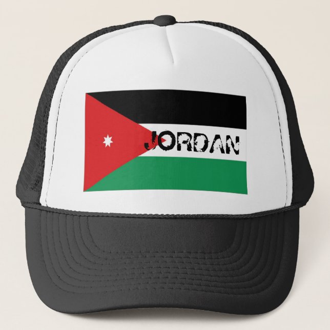 Jordan jordanian flag souvenir hat (Front)