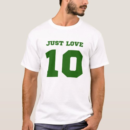JORDAN JUST LOVE 10 T_Shirt