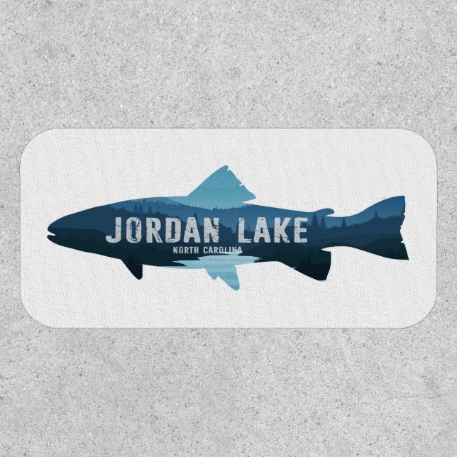 Jordan Lake North Carolina Fish Patch (Front)