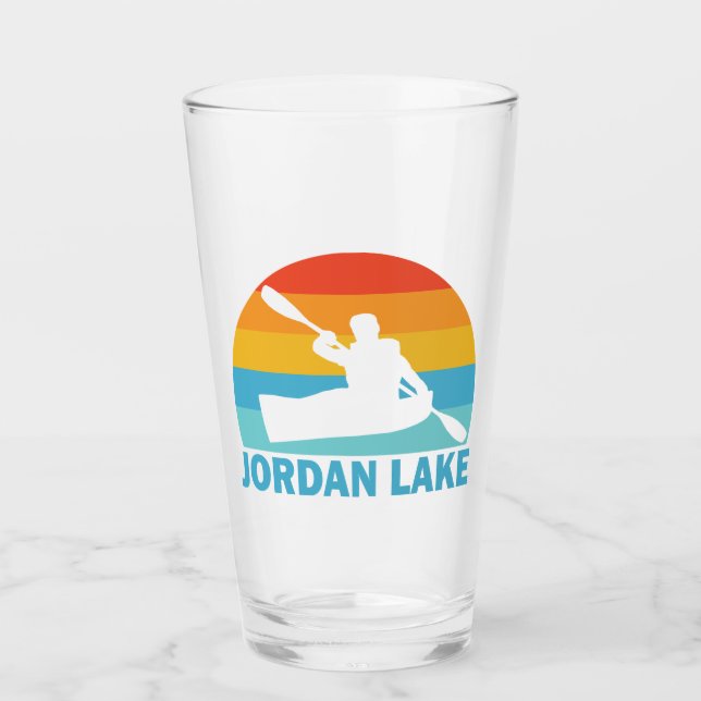 Jordan Lake North Carolina Kayak Glass (Front)