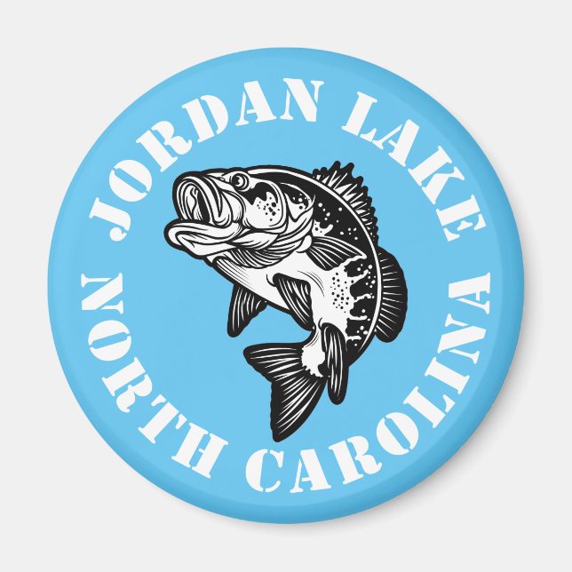 Jordan Lake,North Carolina Magnet (Front)