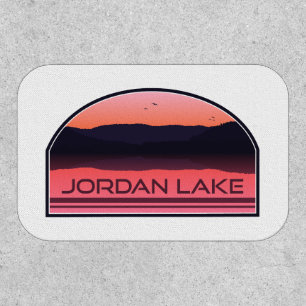 Jordan Lake North Carolina Red Sunrise Patch