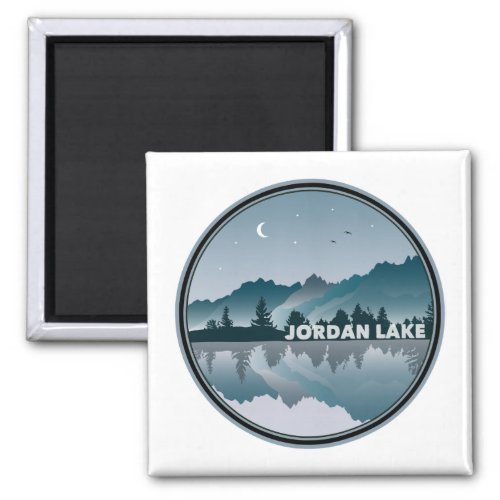 Jordan Lake North Carolina Reflection Magnet
