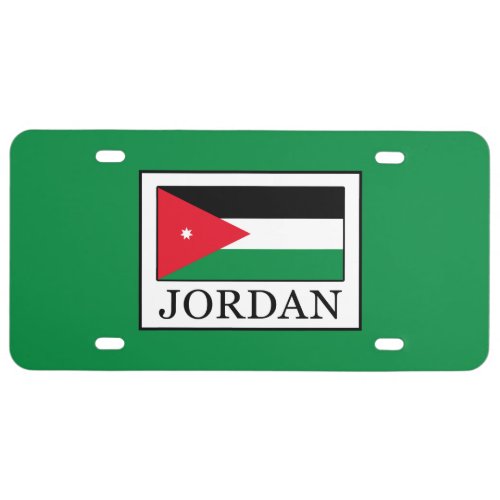 Jordan License Plate