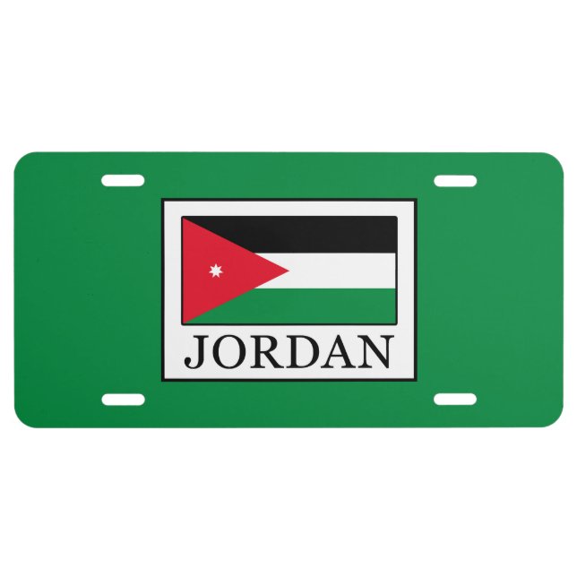 Jordan License Plate (Front)