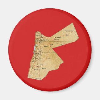 Jordan Map Magnet