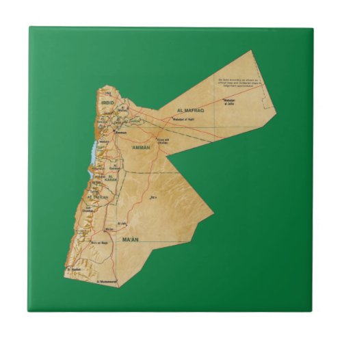 Jordan Map Tile