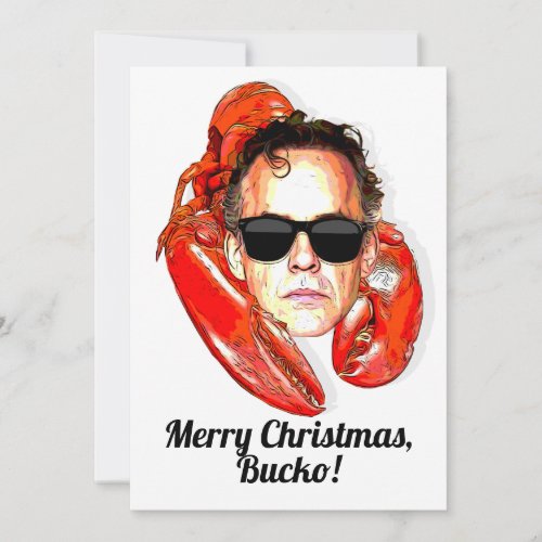 Jordan Peterson Merry Christmas Bucko Holiday Card