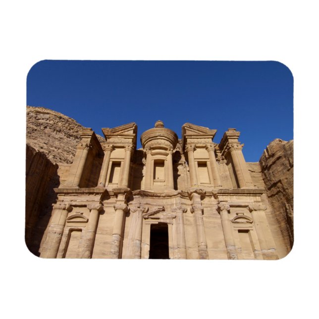 Jordan, Petra, The Monastery, Al Deir. Magnet (Horizontal)