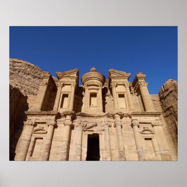 Jordan, Petra, The Monastery, Al Deir. Poster (Front)